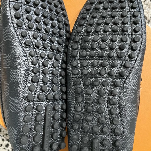 Louis Vuitton Damier Graphite canvas Hockenheim Moccasin 7.5 LV/8.5 US - Picture 5 of 9